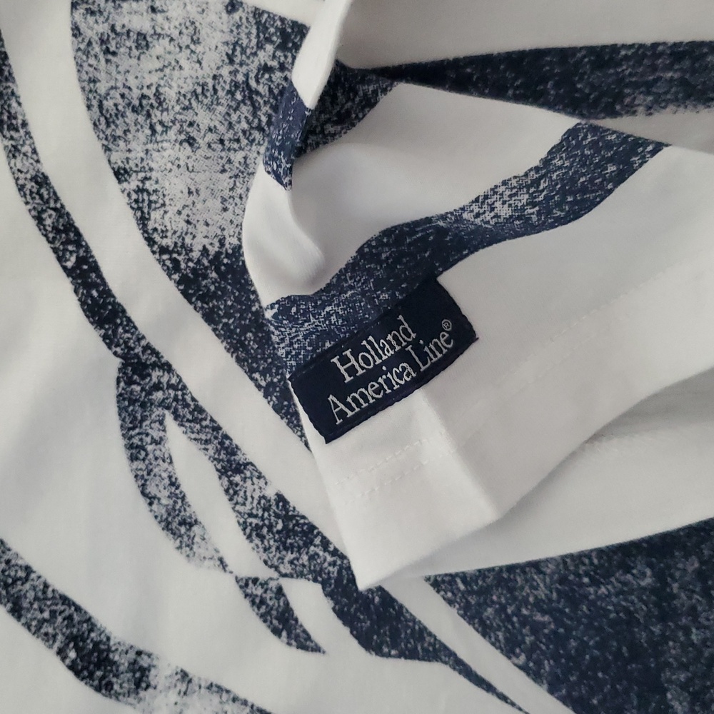 Holland Ameeucan Line Cruise Ship Graphic 3/4 Sleeve Shirt - Picture 2 of 5